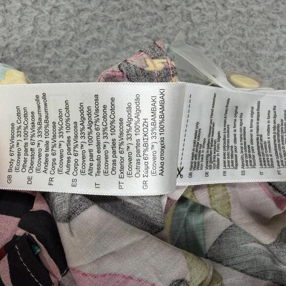 NWOT Scotch & Soda Colorful Botanical Print Camp Shirt Men's Size Large - Picture 10 of 13